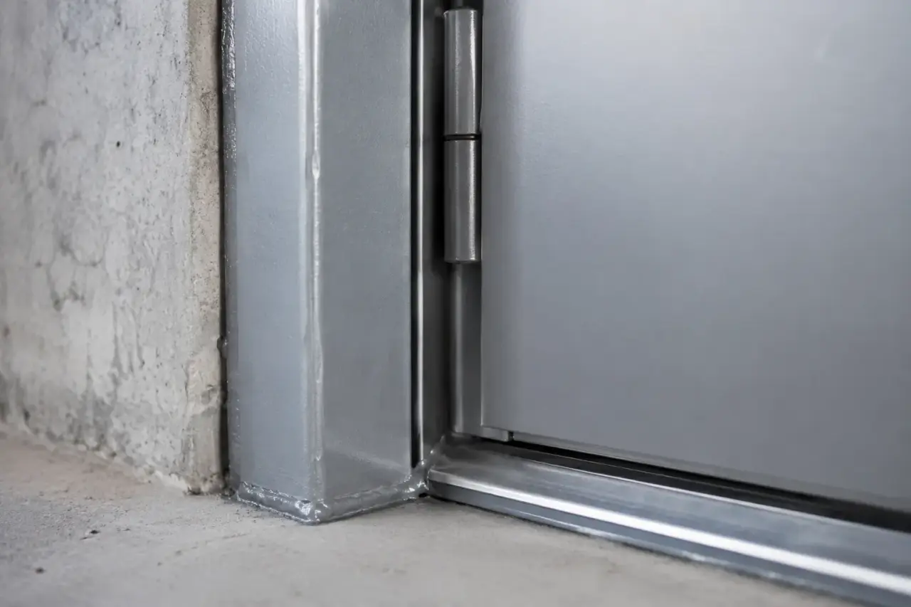 Industrial Door Repair in Ajax being fabricated and installed by The Grate Guys