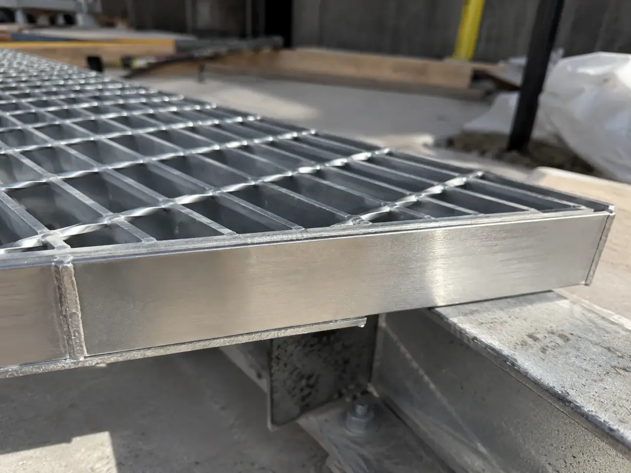 Industrial Metal Grates in Milton being fabricated and installed by The Grate Guys