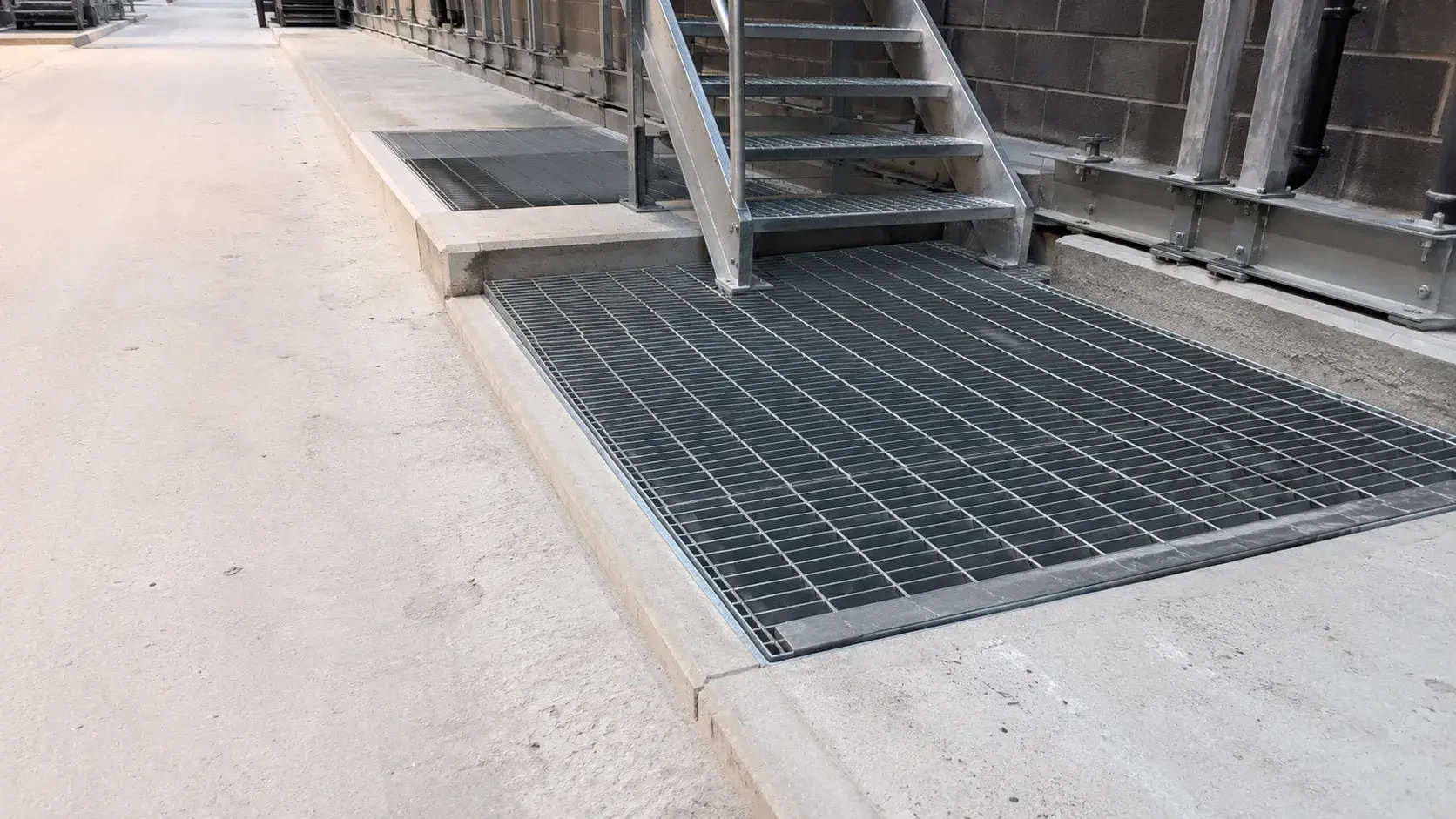 Industrial Metal Grates in Milton, Ontario, fabricated and installed by The Grate Guys