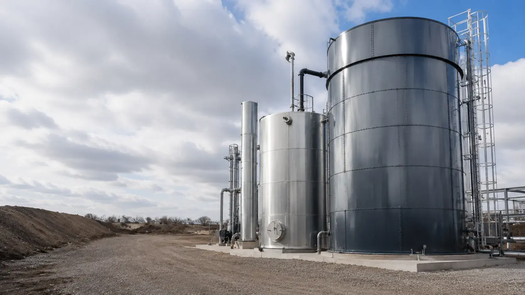 Industrial Tanks, fabricated and installed by The Grate Guys