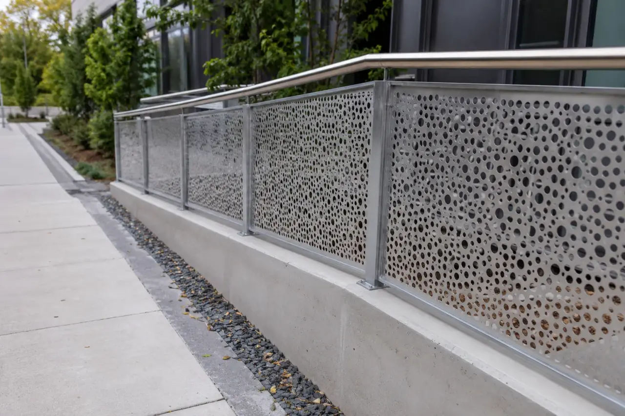 Completed Laser Cutting installation by The Grate Guys