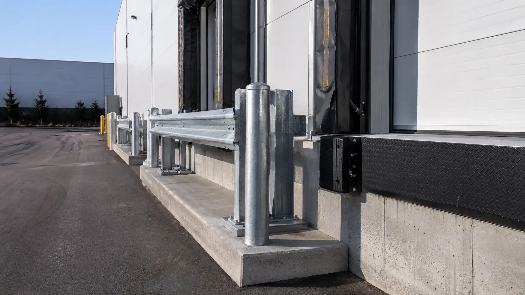 Loading Dock Protection, fabricated and installed by The Grate Guys