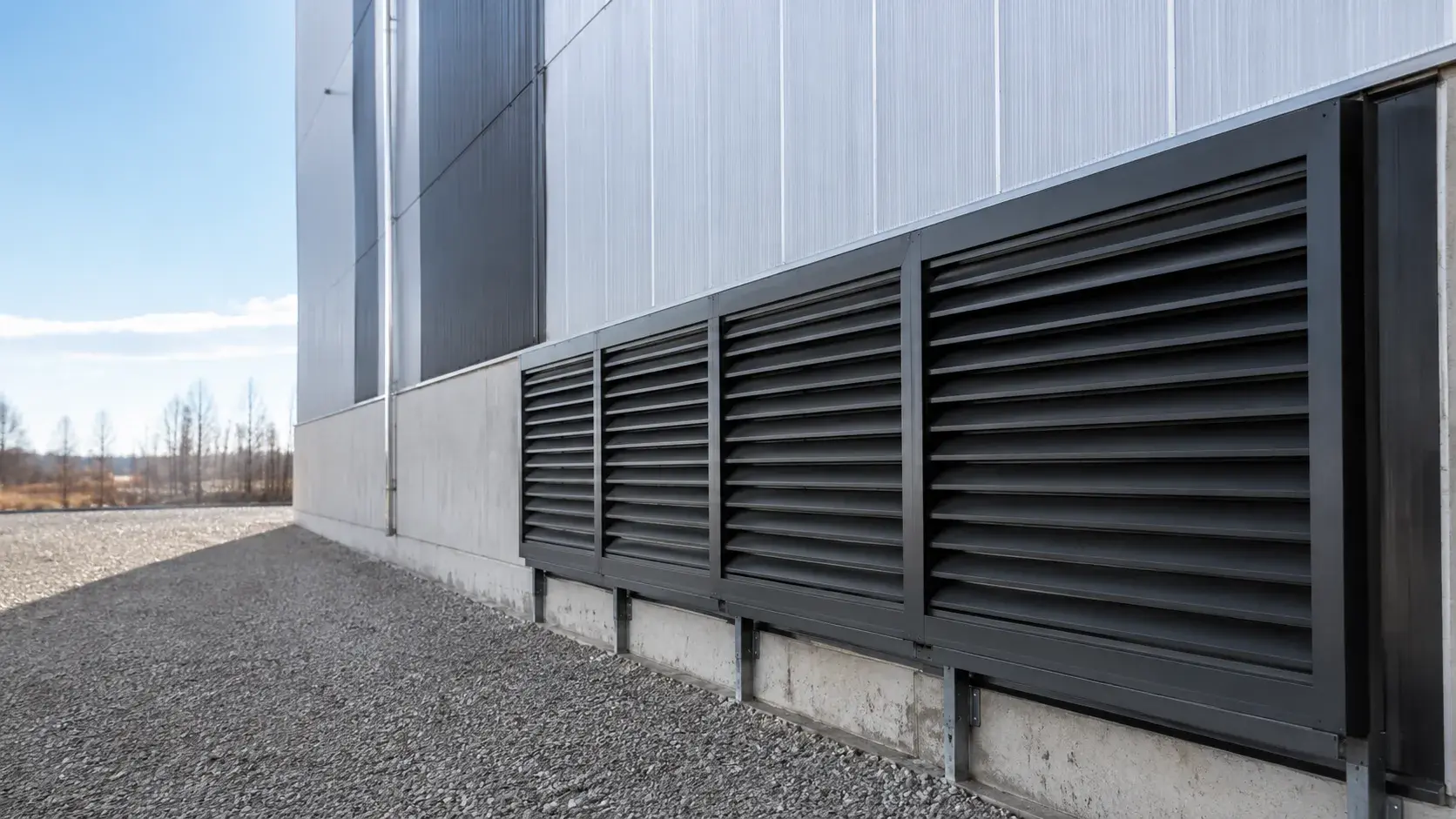 Louvers in Georgetown, Ontario, fabricated and installed by The Grate Guys