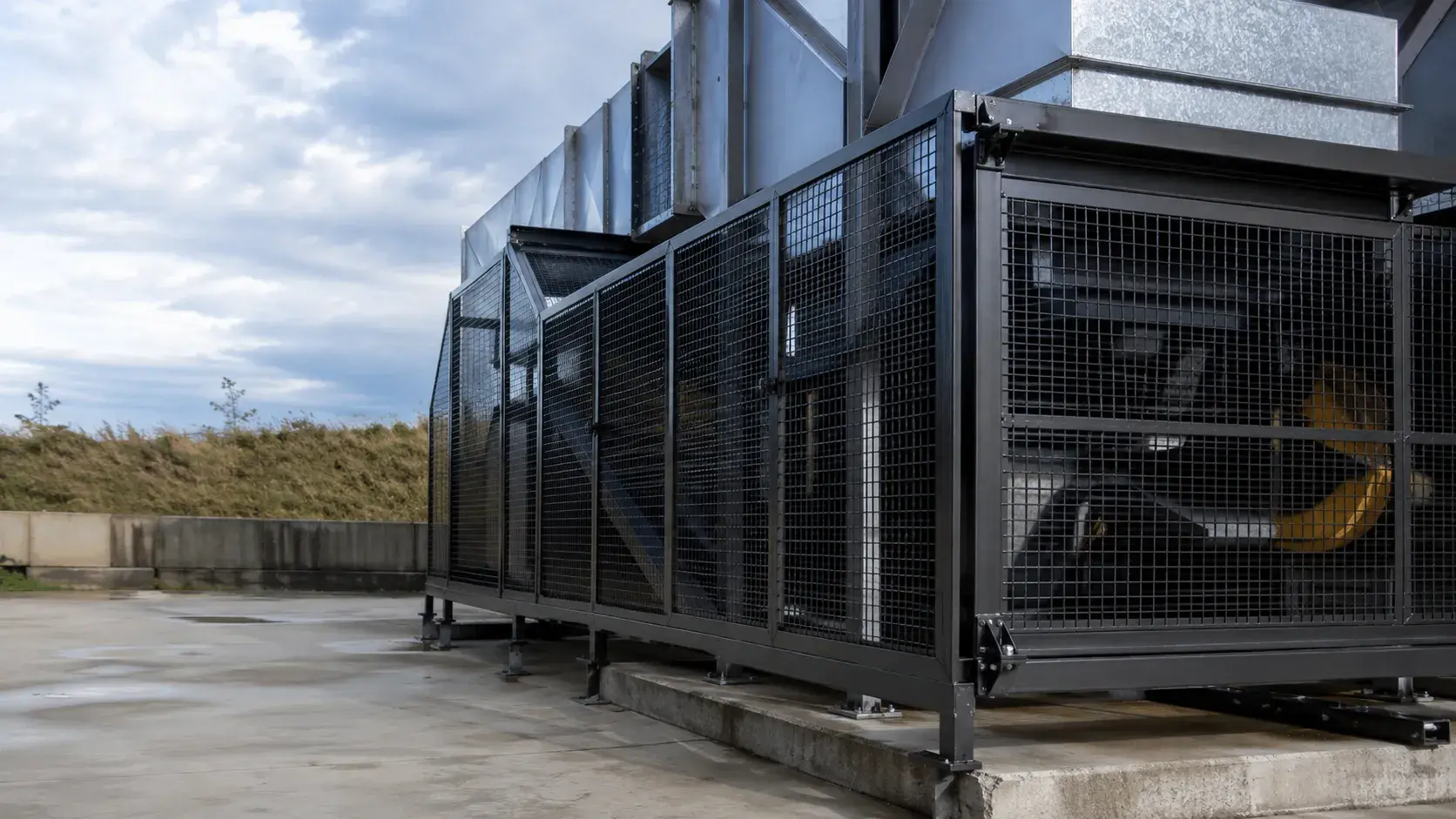 Machine Guards in Milton, Ontario, fabricated and installed by The Grate Guys