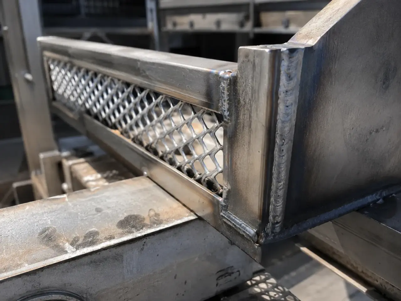 Mechanical Equipment Guards being fabricated and installed by The Grate Guys