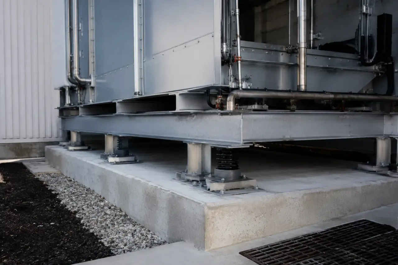 Completed Mechanical Equipment Supports installation by The Grate Guys