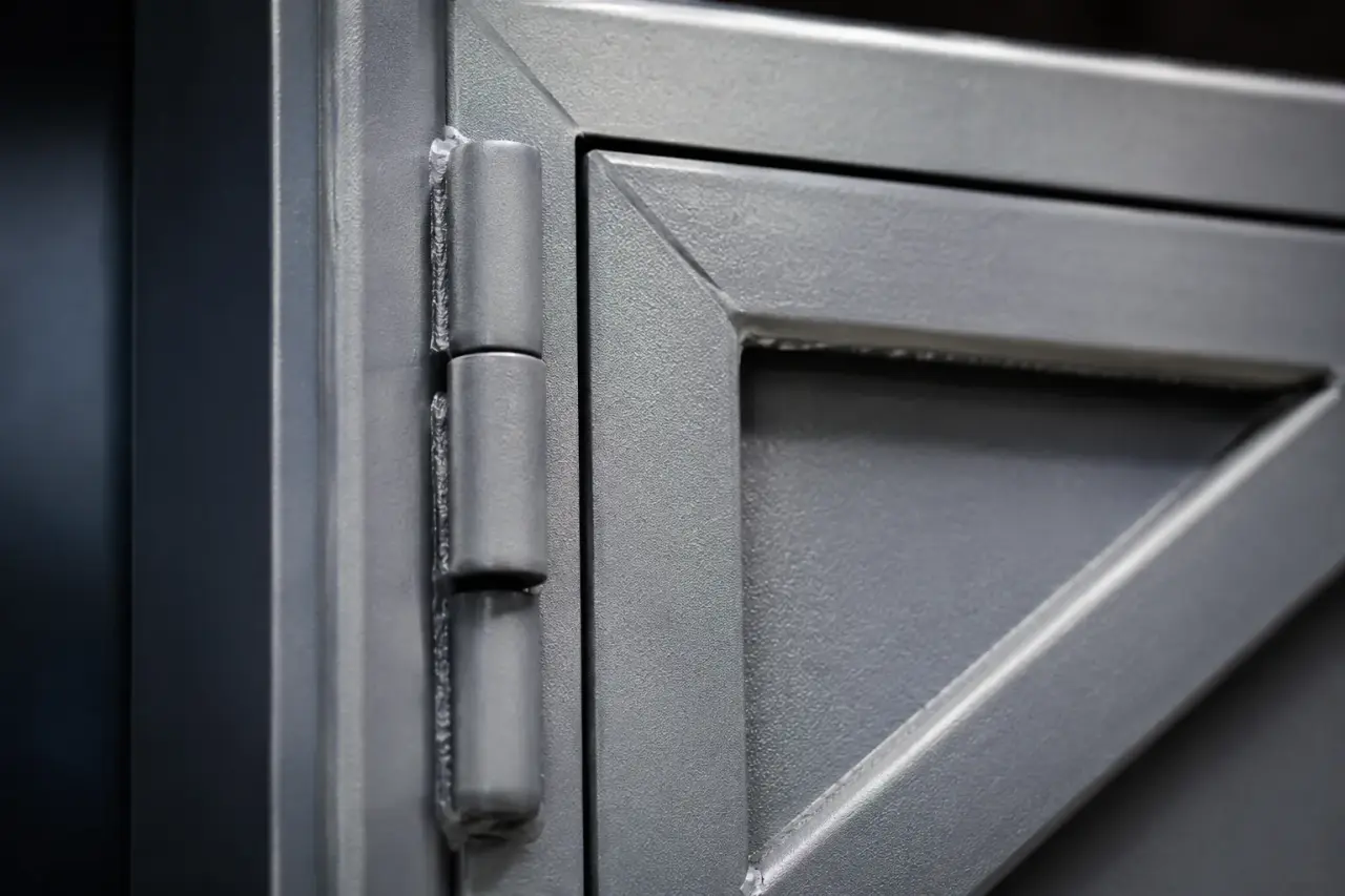 Metal Doors being fabricated and installed by The Grate Guys