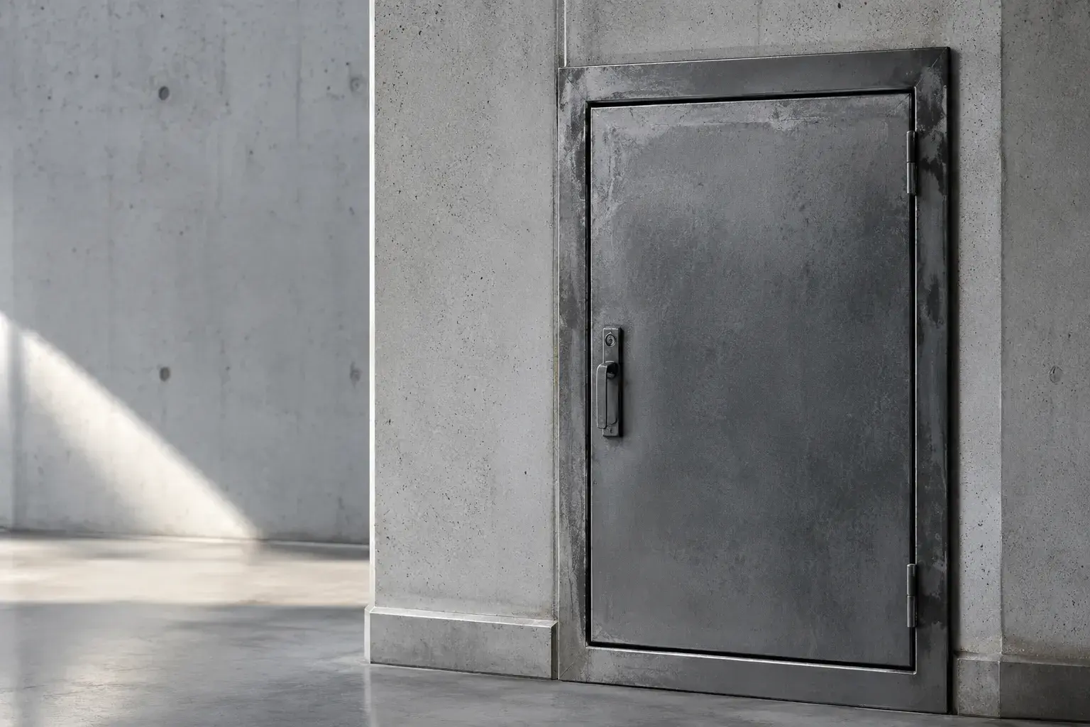 Metal Doors, fabricated and installed by The Grate Guys