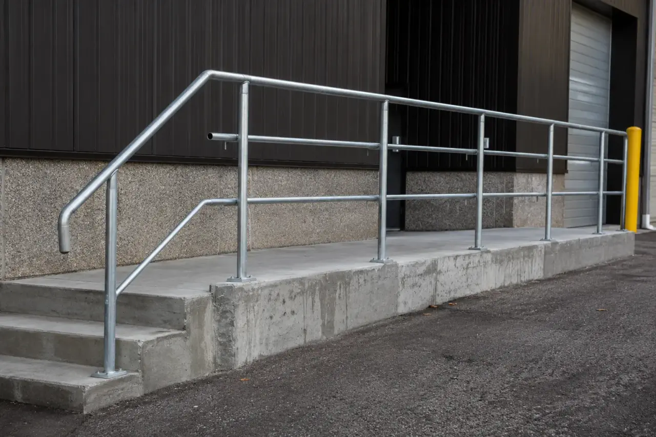 Completed Metal Railings and Handrails installation by The Grate Guys