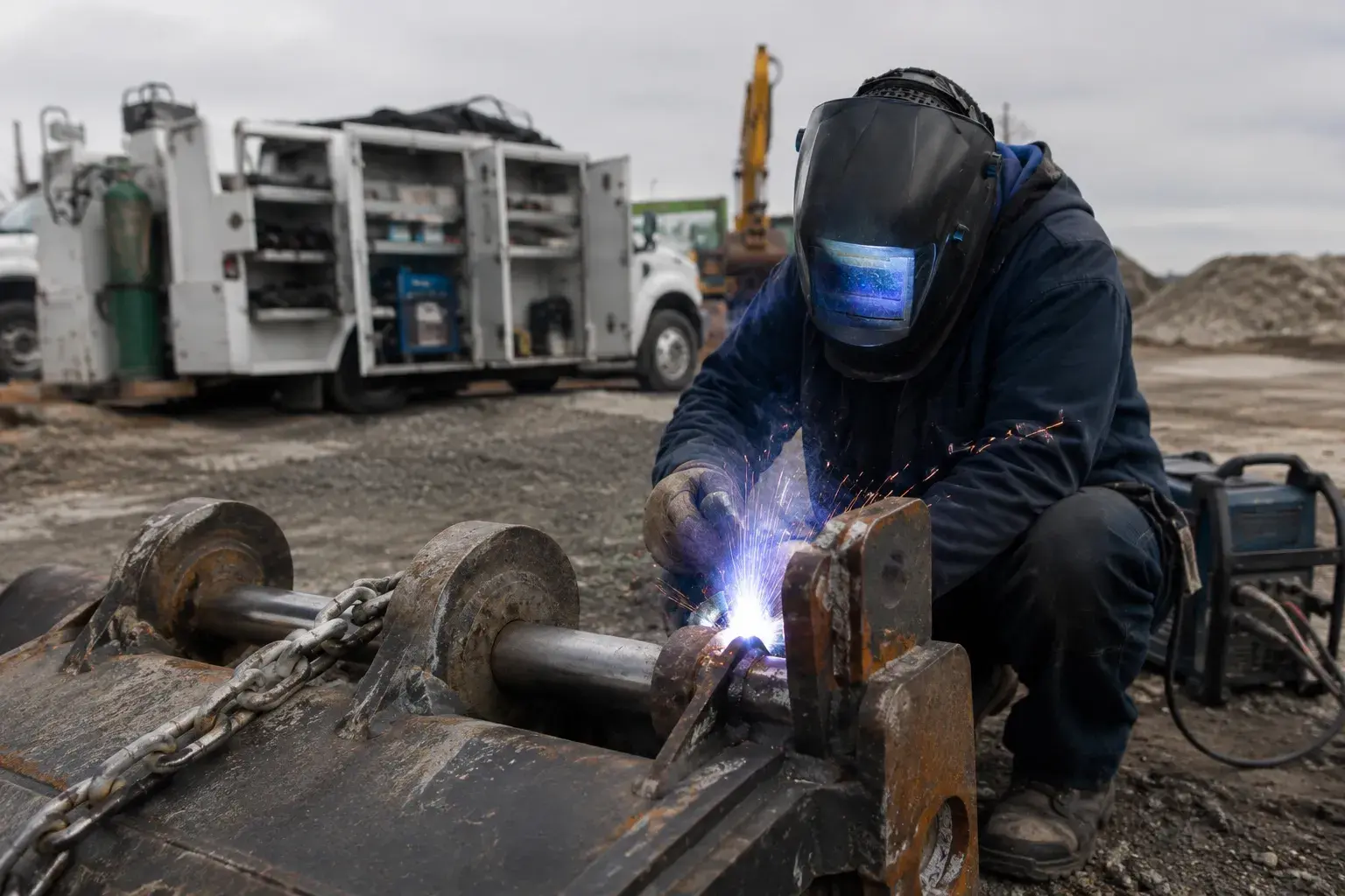 Mobile Welding, fabricated and installed by The Grate Guys