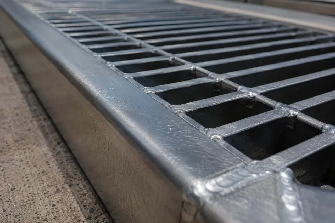 National Custom Grate Shipping in Kitchener being fabricated and installed by The Grate Guys