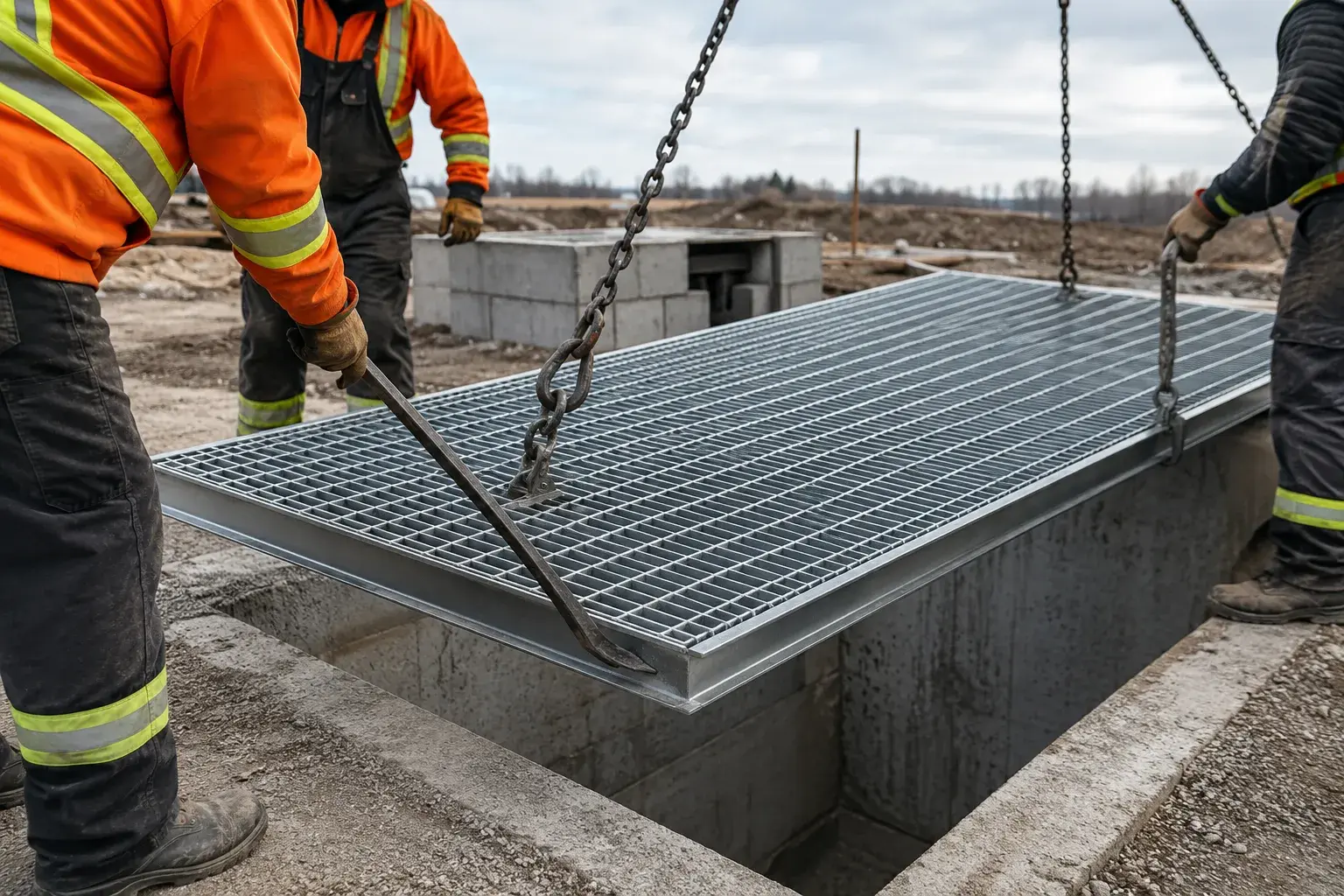 custom metal fabrication, fabricated and installed by The Grate Guys