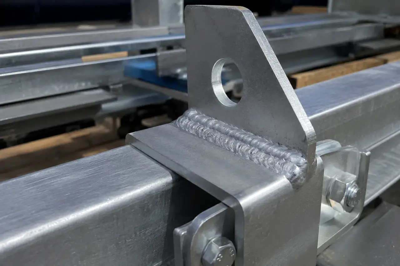 Overhead Crane Monorail Systems being fabricated and installed by The Grate Guys