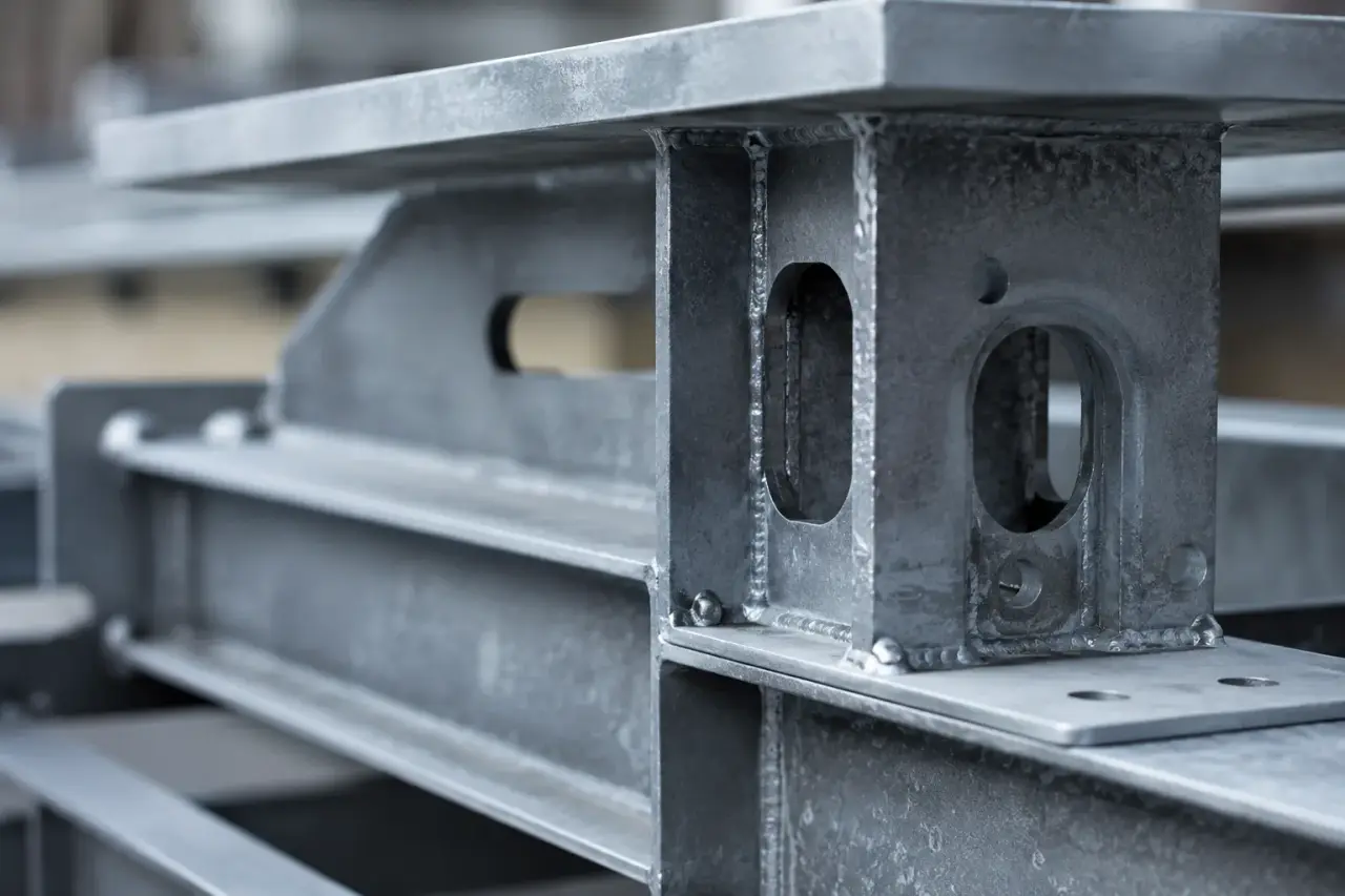 Pipe Racks in Georgetown being fabricated and installed by The Grate Guys