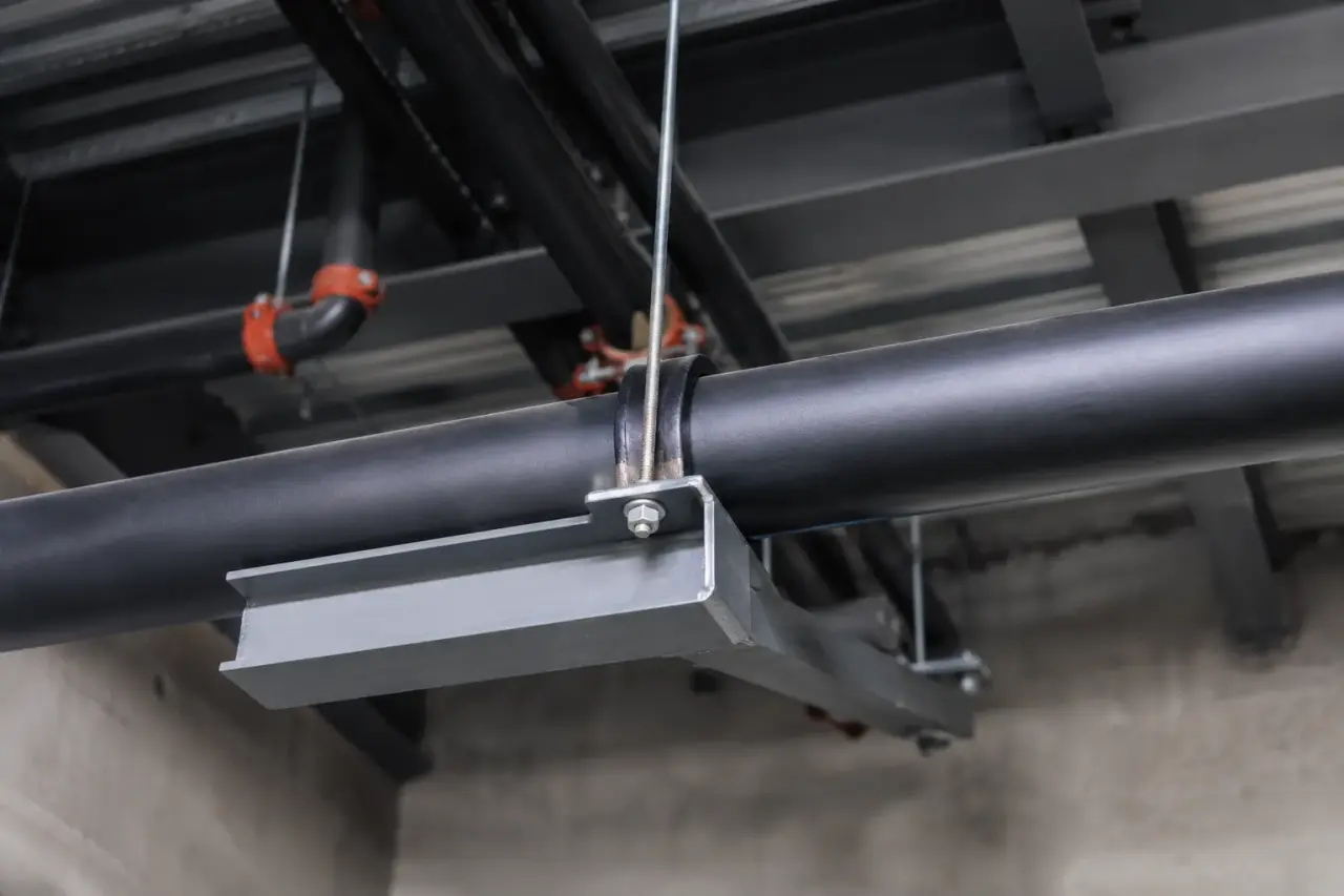 Completed Pipe Supports and Hangers installation in Markham by The Grate Guys