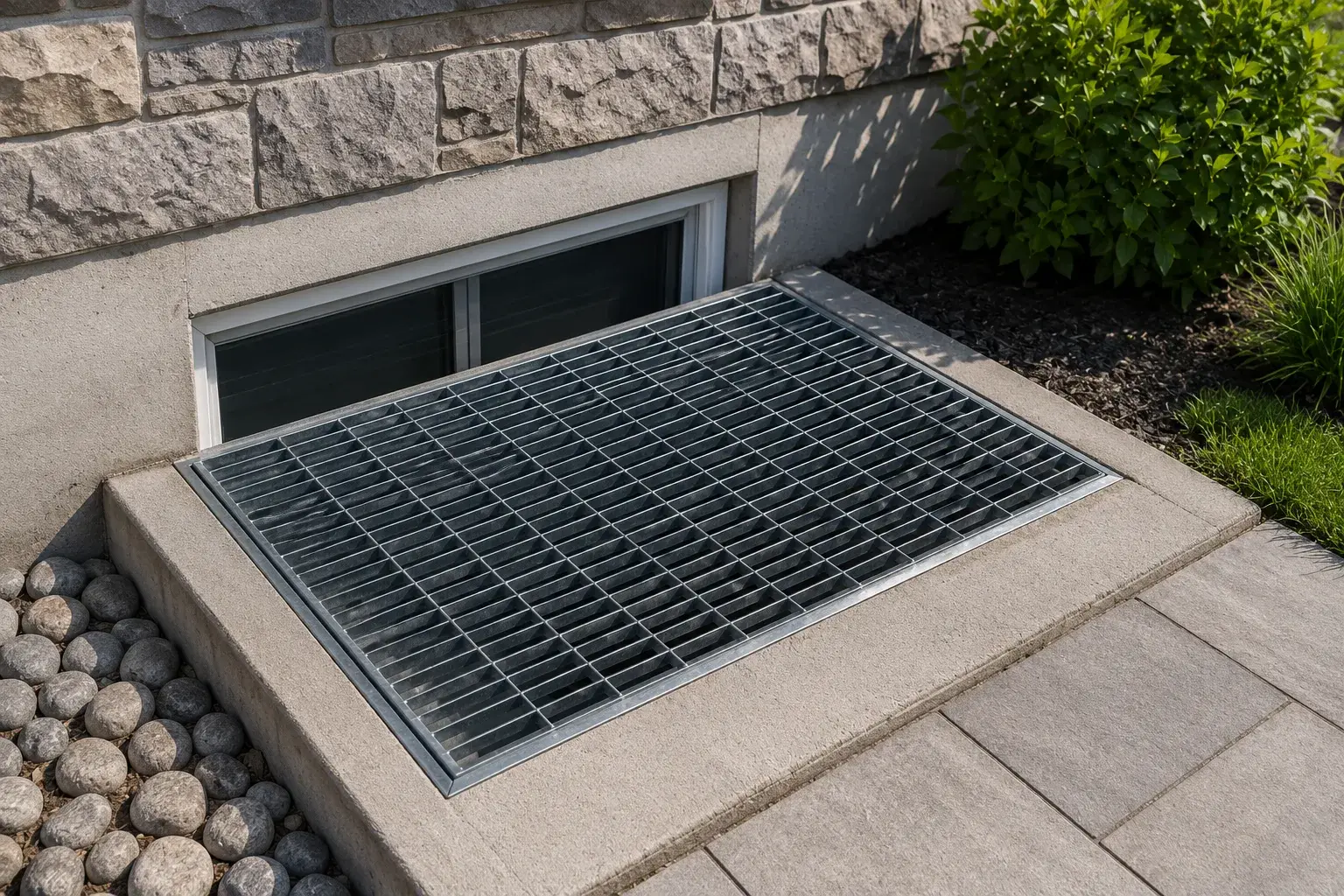 Residential Metal Grates, fabricated and installed by The Grate Guys
