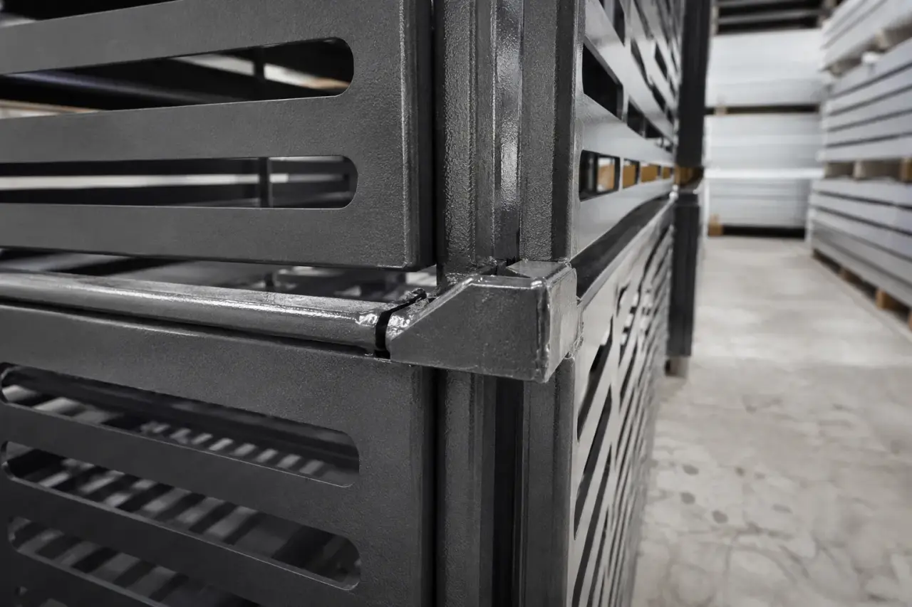 Retail Display Racks being fabricated and installed by The Grate Guys
