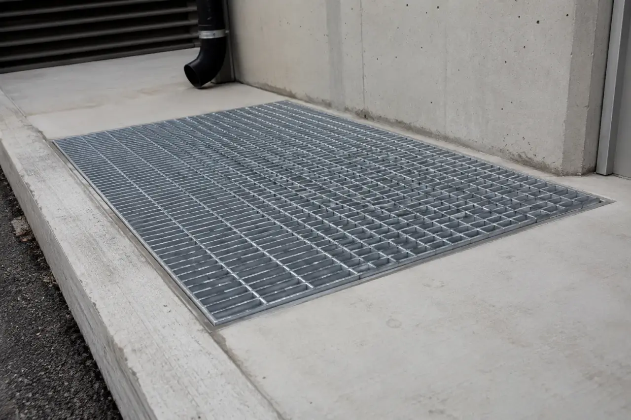 Completed Riveted Grating installation in Pickering by The Grate Guys