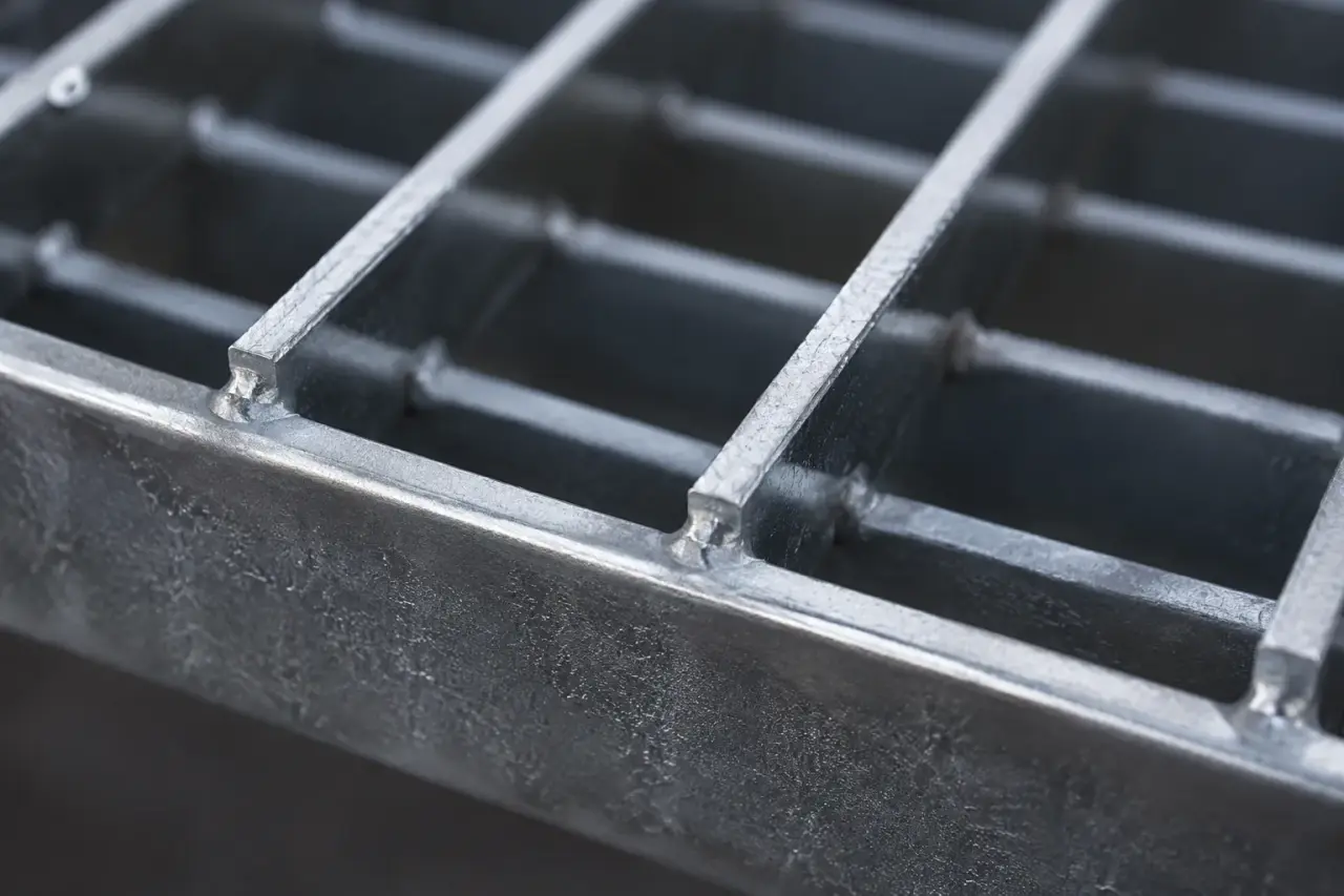 Riveted Grating in Pickering being fabricated and installed by The Grate Guys