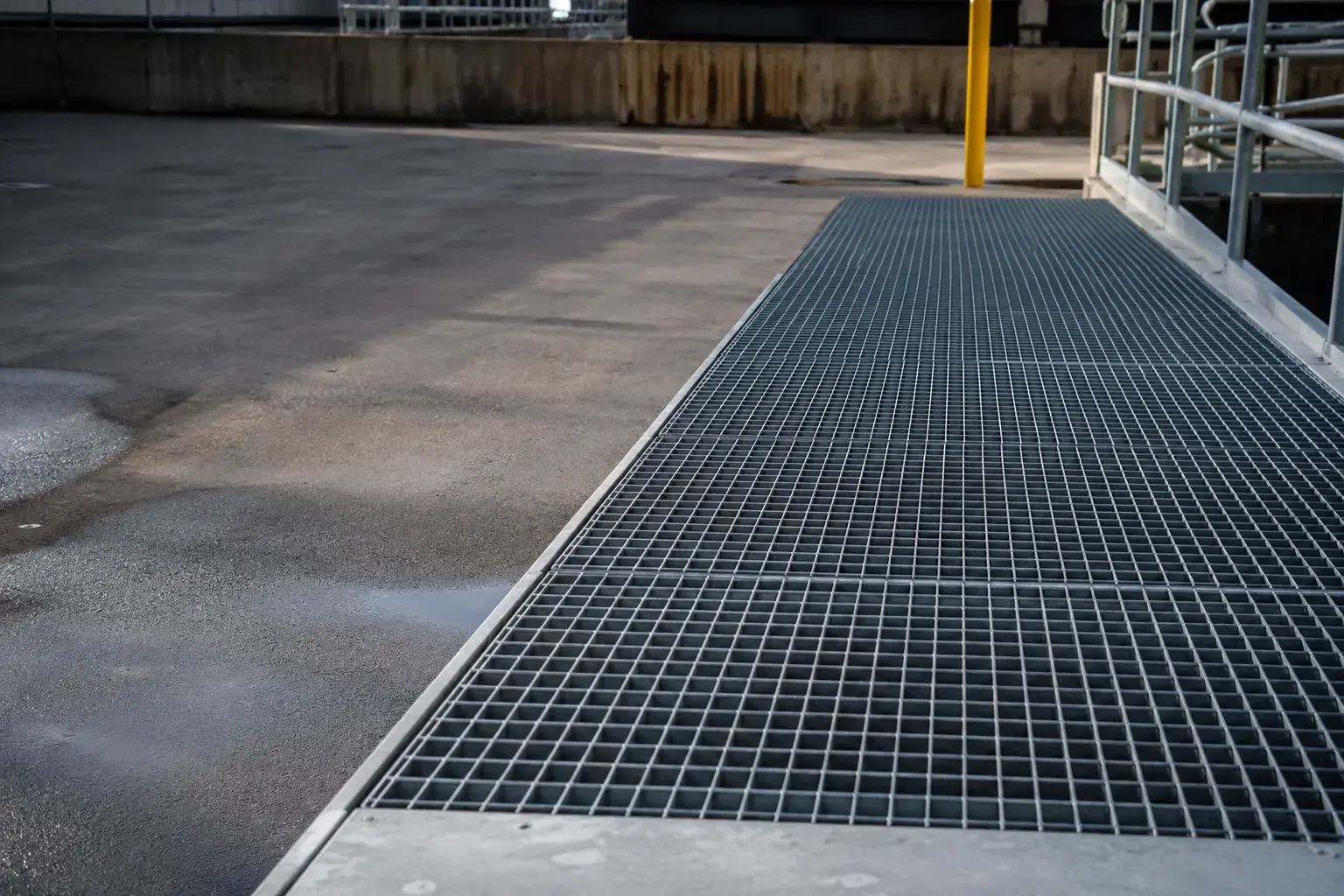 Riveted Grating in Pickering, Ontario, fabricated and installed by The Grate Guys