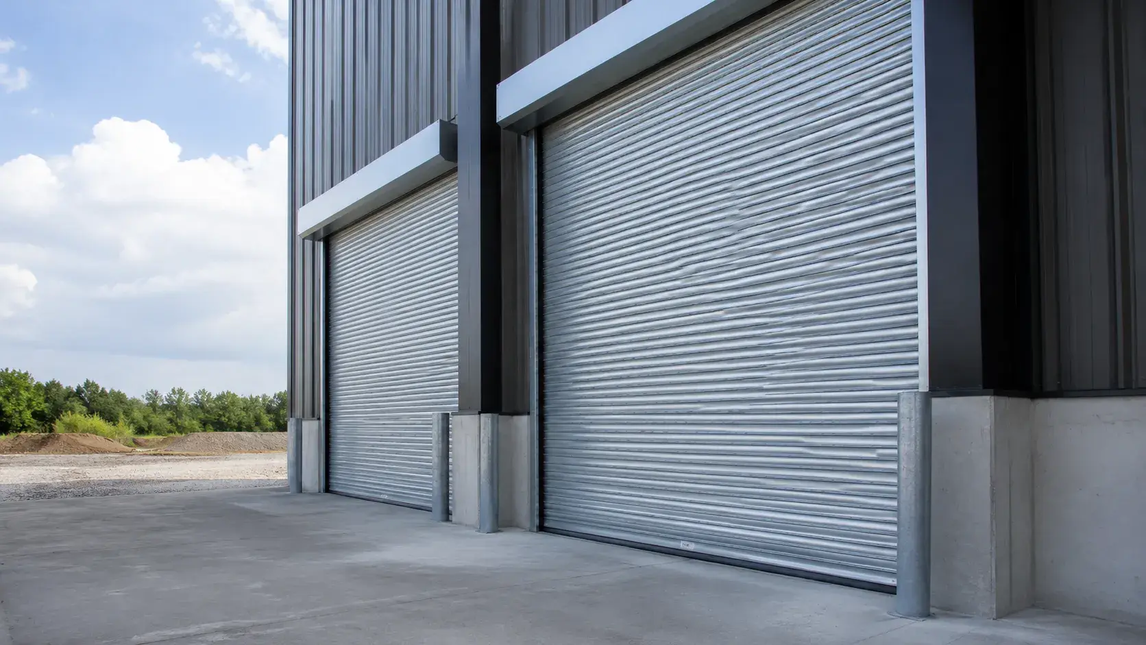 Rolling Steel Doors in Caledon, Ontario, fabricated and installed by The Grate Guys