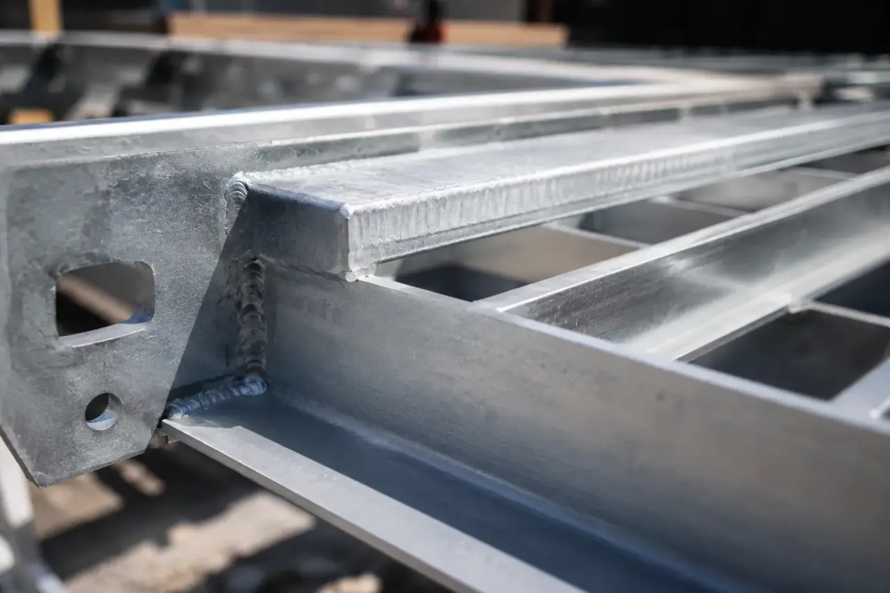 Roof Grillages being fabricated and installed by The Grate Guys