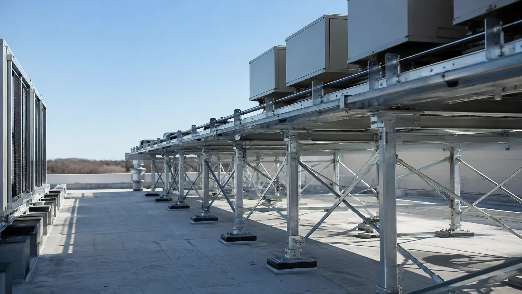 Roof Grillages, fabricated and installed by The Grate Guys