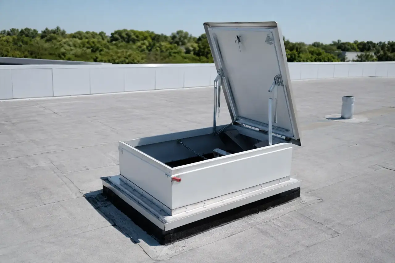 Completed Roof Hatches installation in Scarborough by The Grate Guys