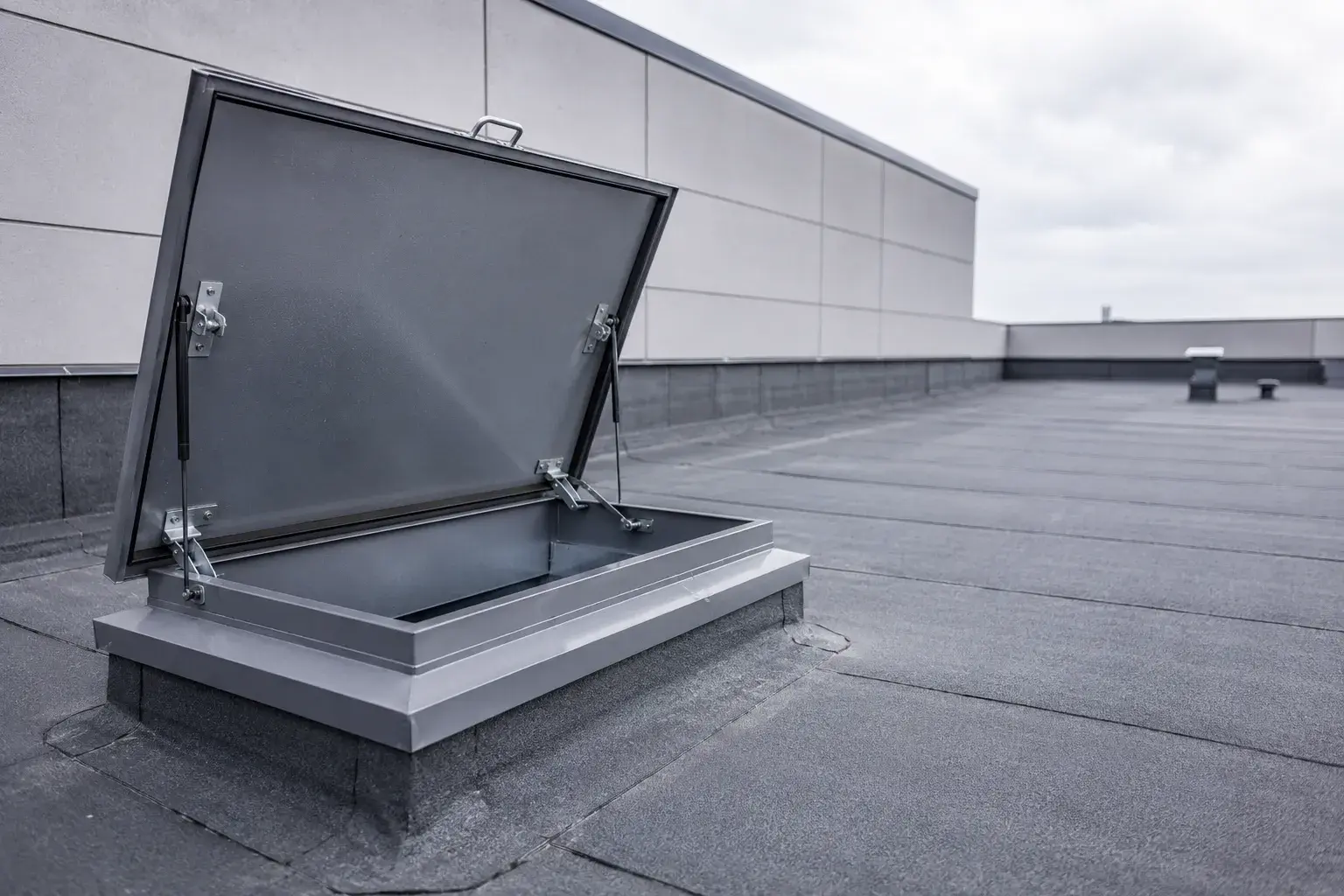 Roof Hatches in Scarborough, Ontario, fabricated and installed by The Grate Guys
