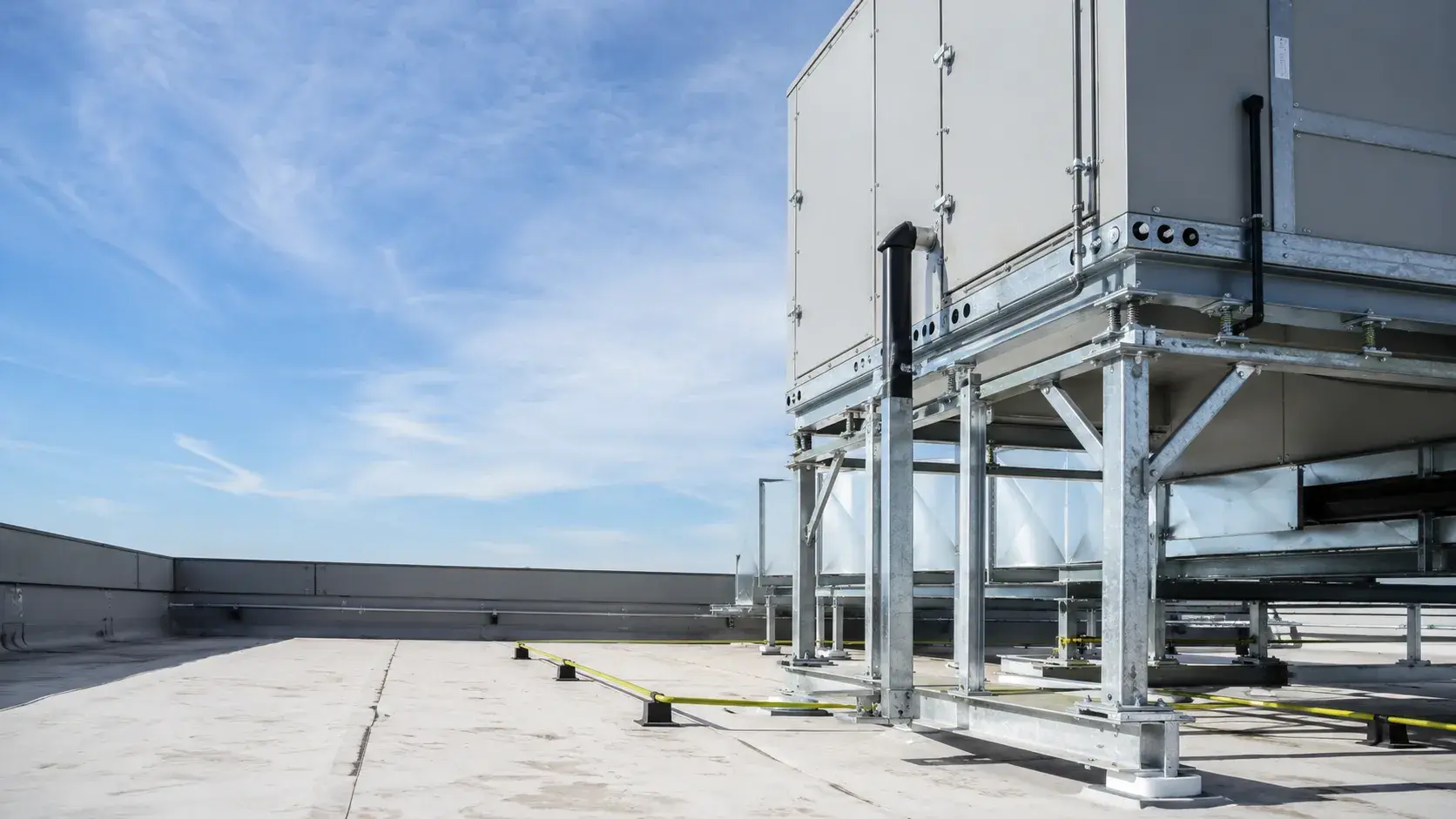 RTU Supports, fabricated and installed by The Grate Guys