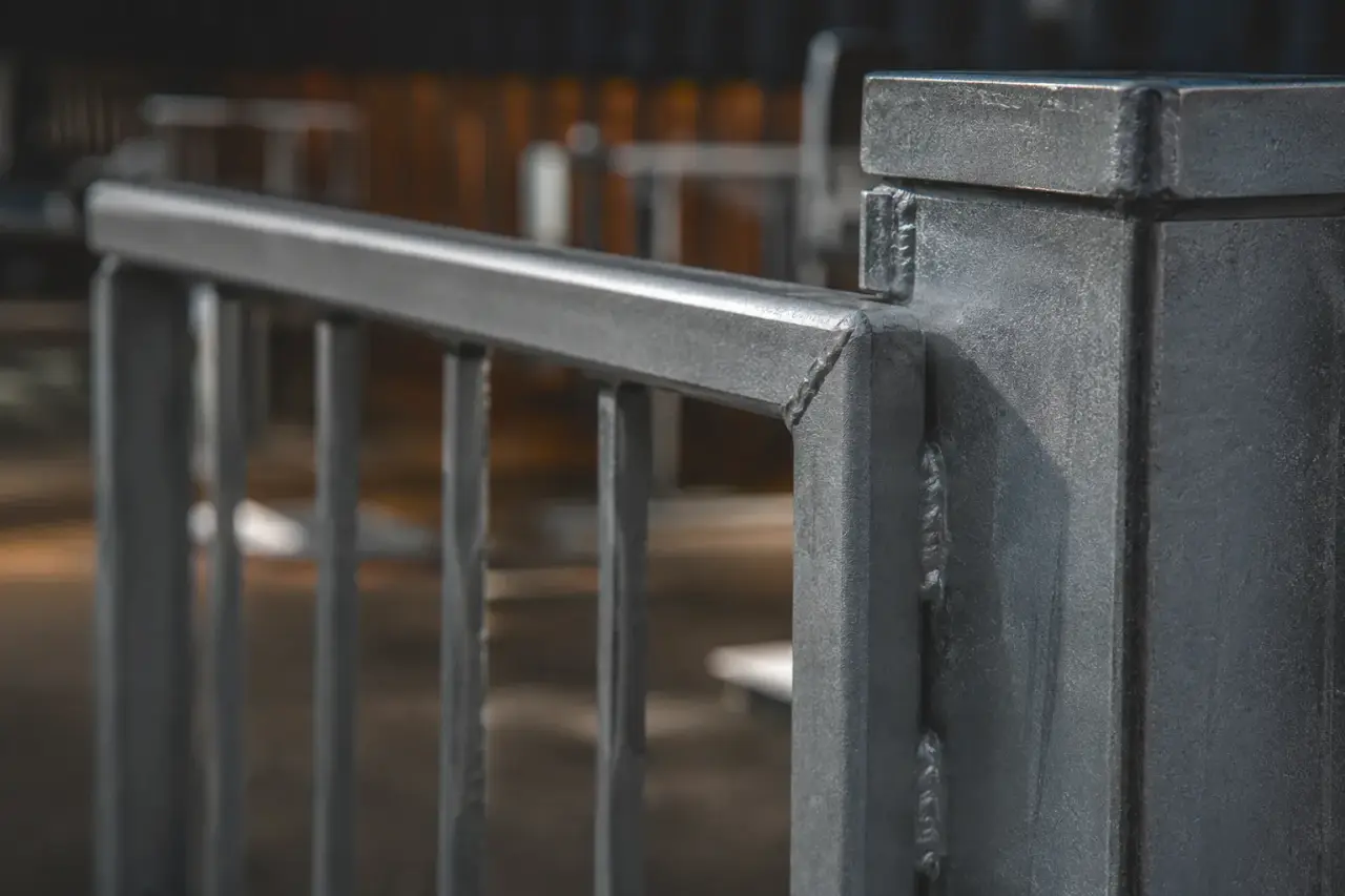Self-Closing Safety Gates in Pickering being fabricated and installed by The Grate Guys