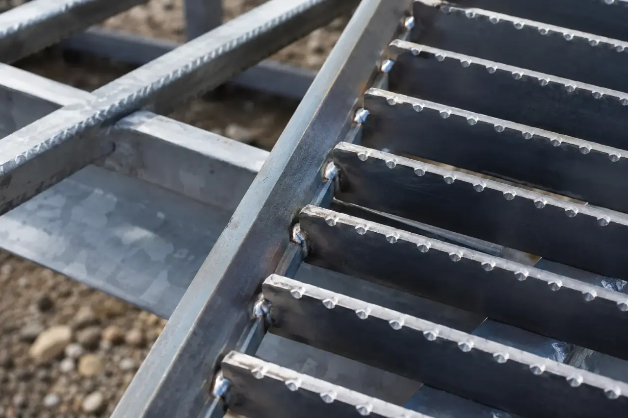 Serrated Grating in Ajax being fabricated and installed by The Grate Guys