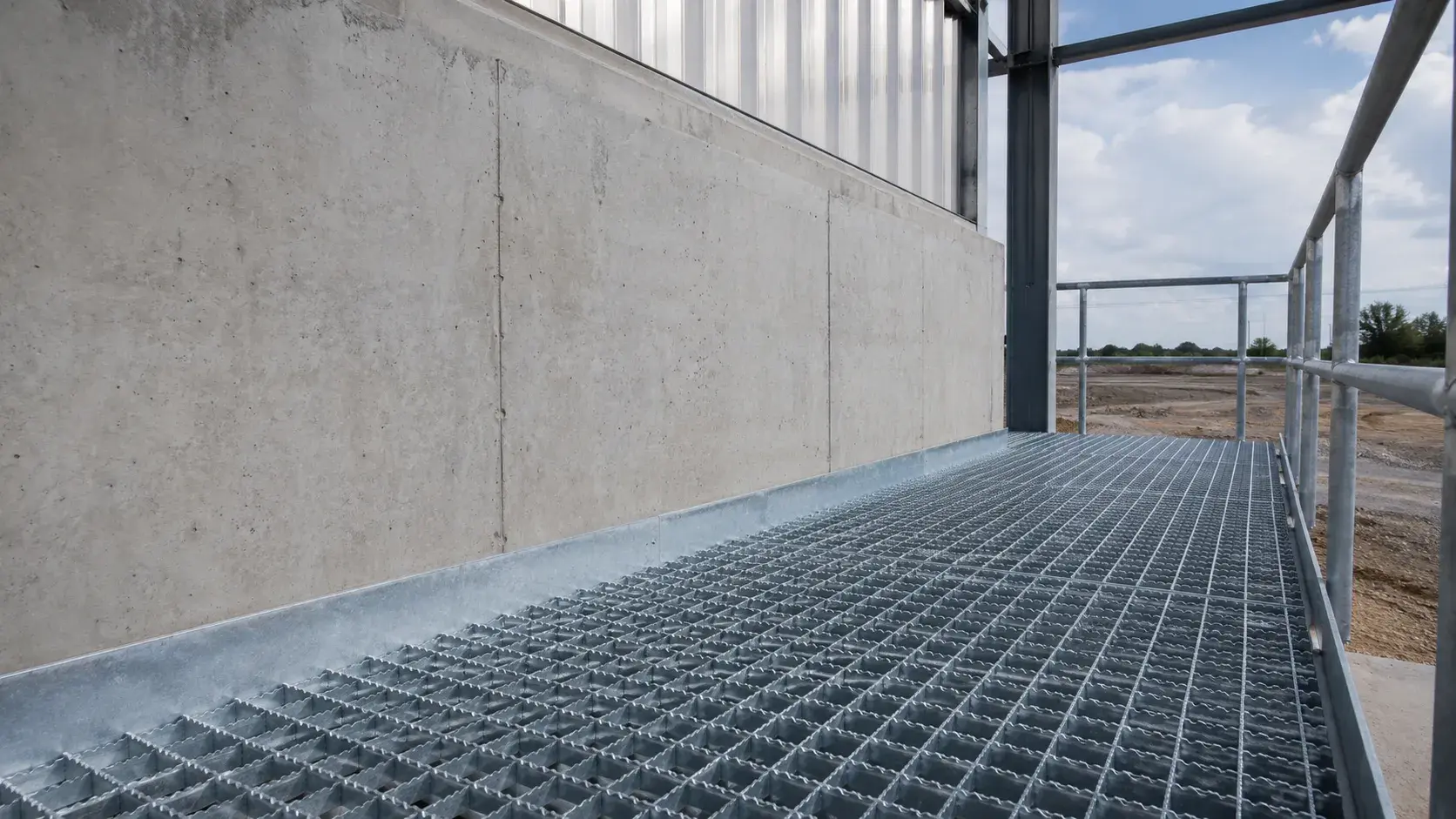 Serrated Grating in Ajax, Ontario, fabricated and installed by The Grate Guys