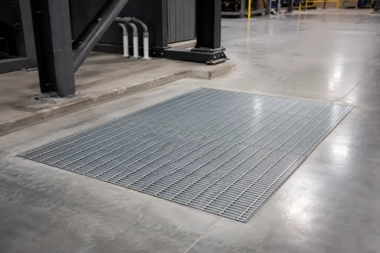 Server Room Floor Grates in Markham being fabricated and installed by The Grate Guys
