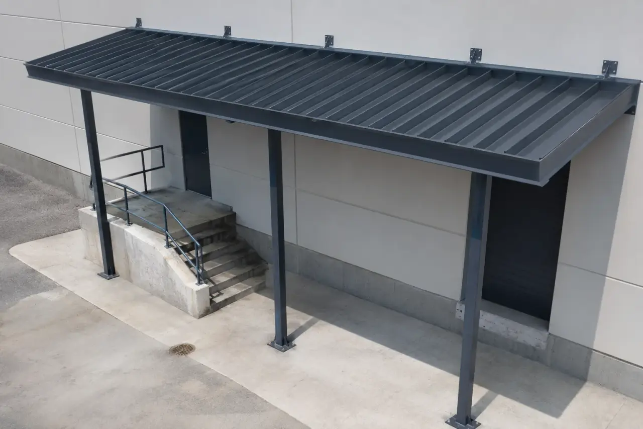Completed Shade Structures installation in Pickering by The Grate Guys