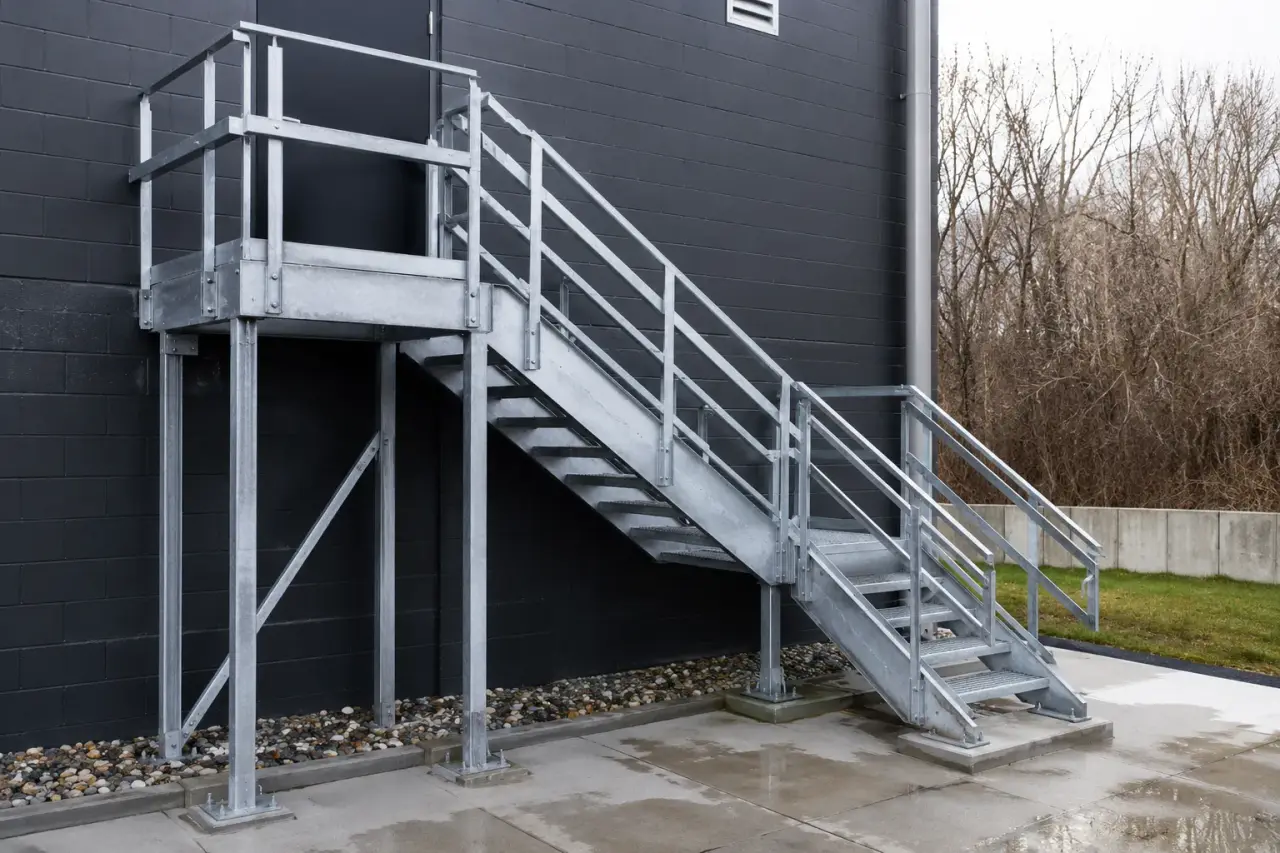 Completed Ship Ladders installation in Ajax by The Grate Guys
