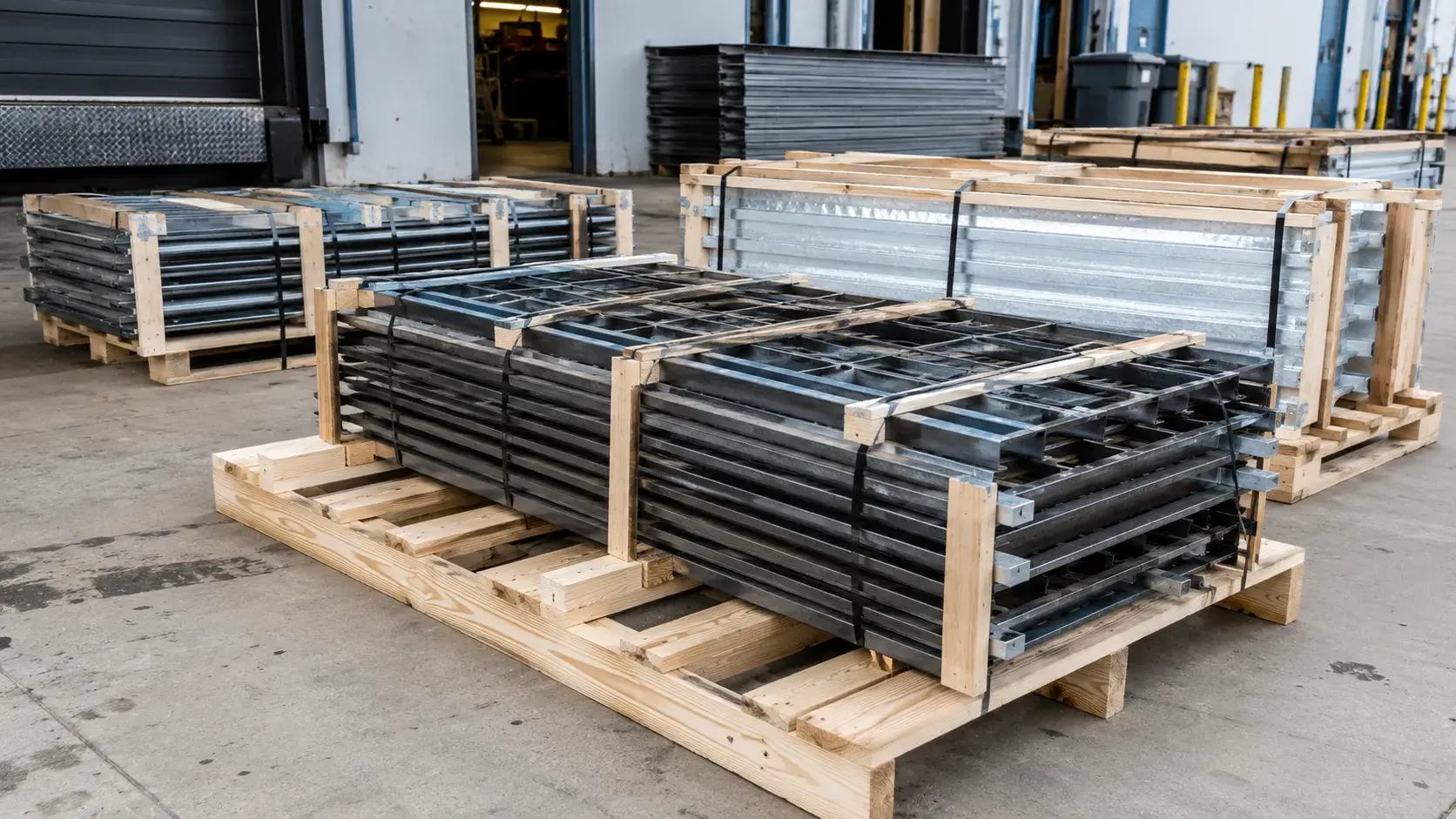 Shipping Across Canada and North America in Scarborough, Ontario, fabricated and installed by The Grate Guys