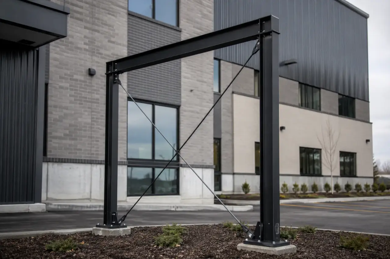 Completed Sign Structures installation in Aurora by The Grate Guys