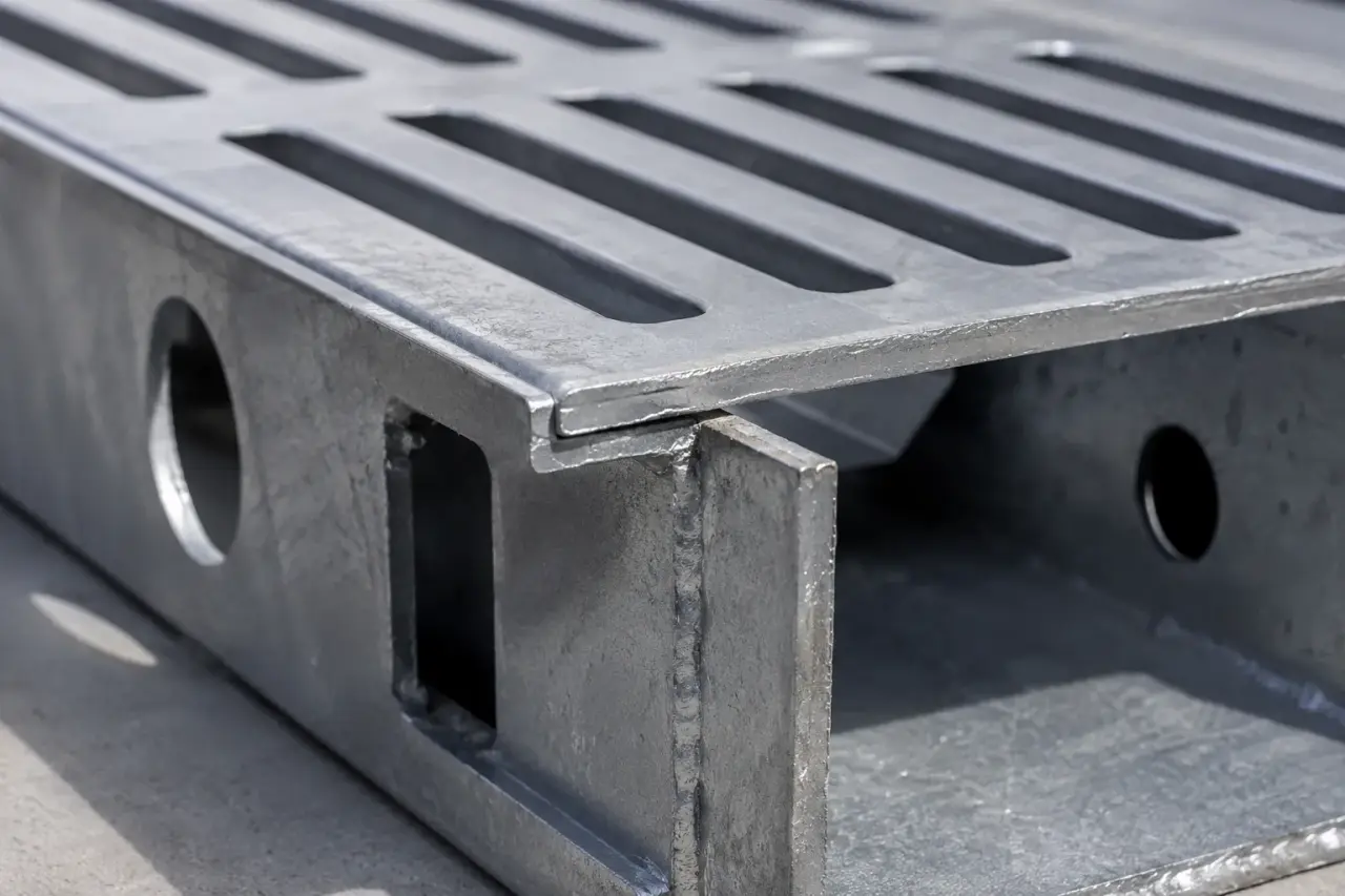Slot Drains in North York being fabricated and installed by The Grate Guys