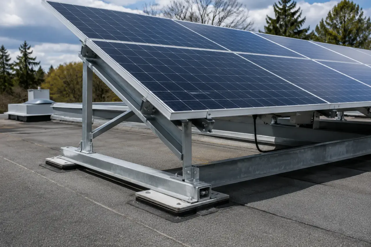 Completed Solar Mounting Structures installation in Markham by The Grate Guys