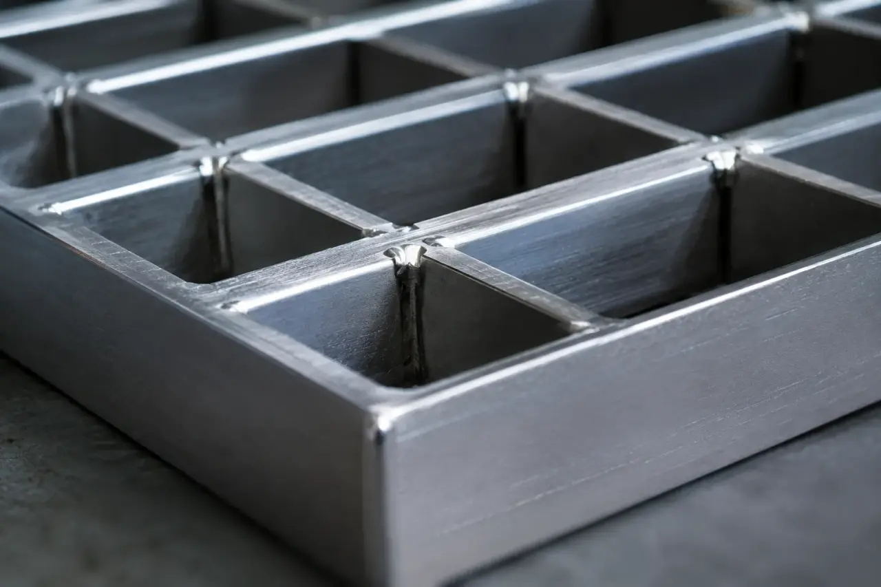 Stainless Steel Floor Grates in Guelph being fabricated and installed by The Grate Guys
