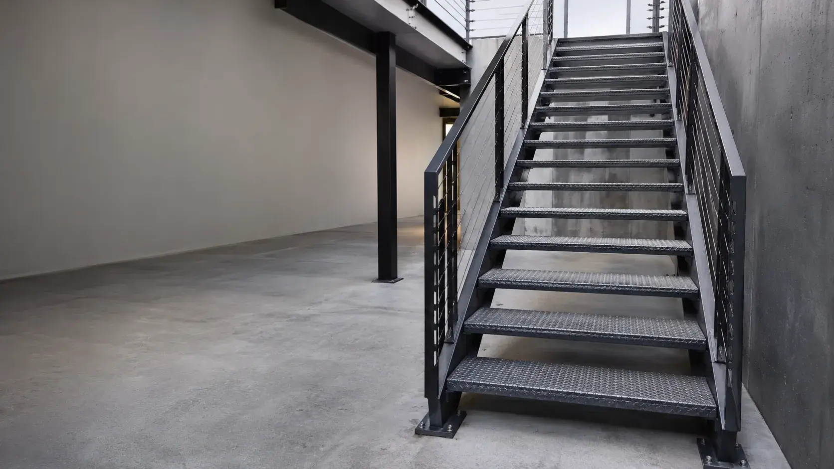 Stair Tread Covers in Bradford, Ontario, fabricated and installed by The Grate Guys