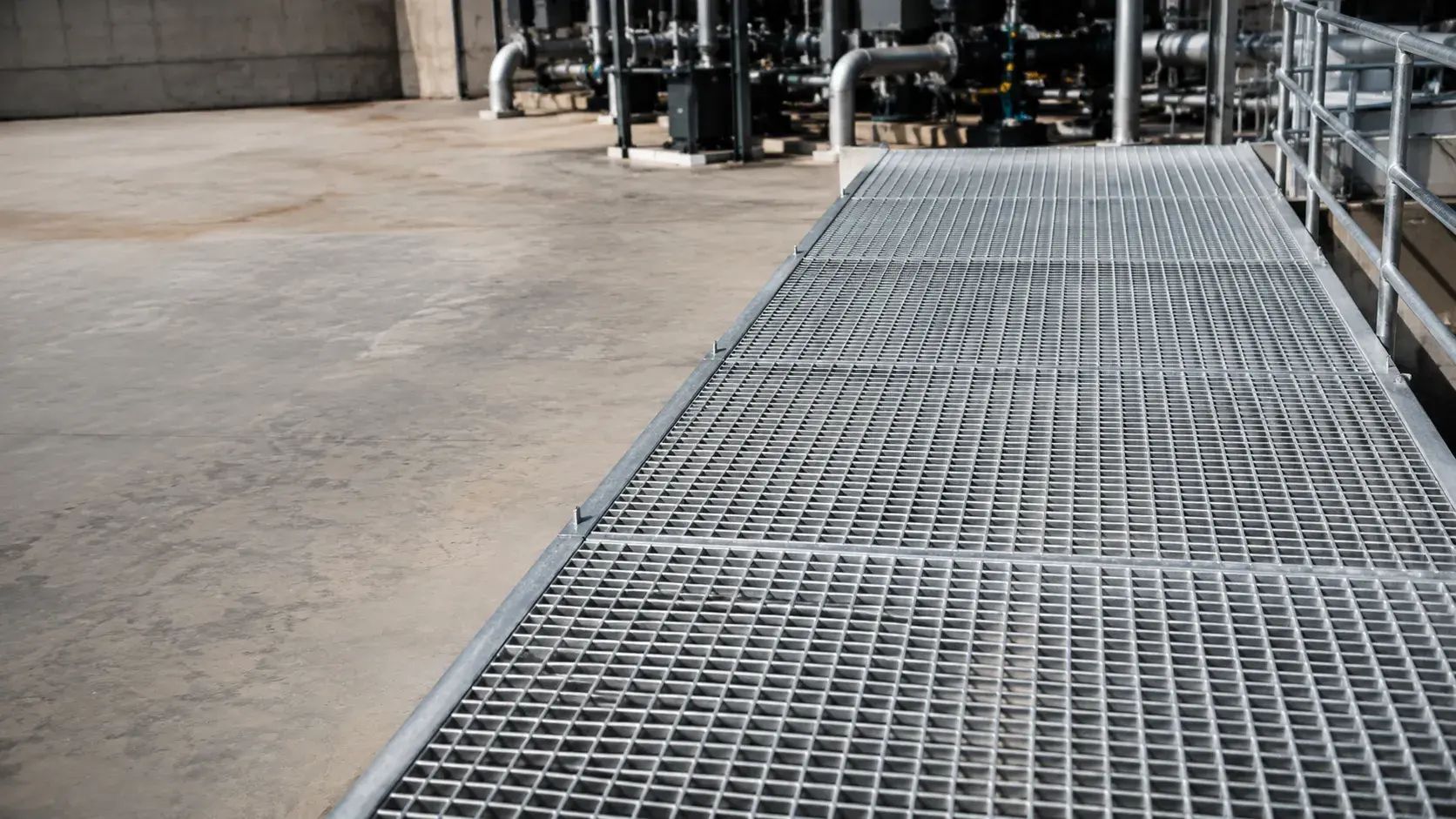 Steel Bar Grating in Aurora, Ontario, fabricated and installed by The Grate Guys
