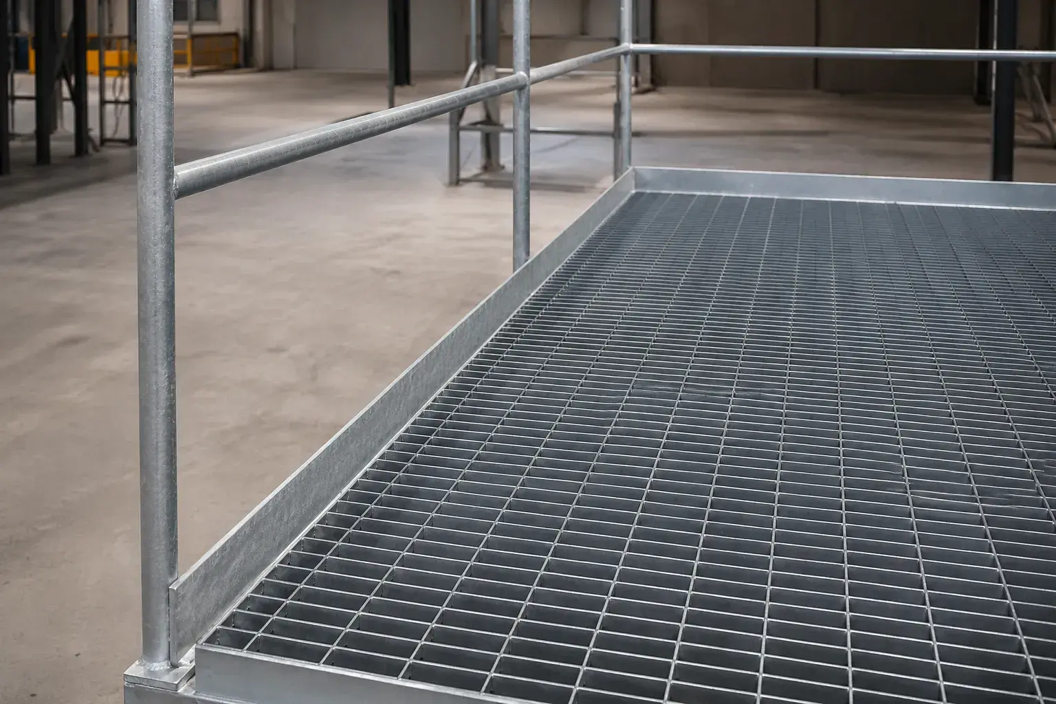 Steel Floor Plate in Aurora, Ontario, fabricated and installed by The Grate Guys