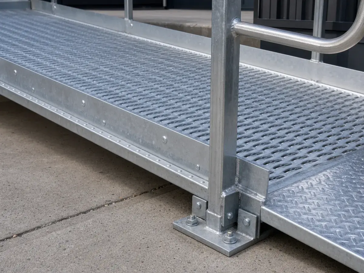 Steel Ramps in Markham being fabricated and installed by The Grate Guys