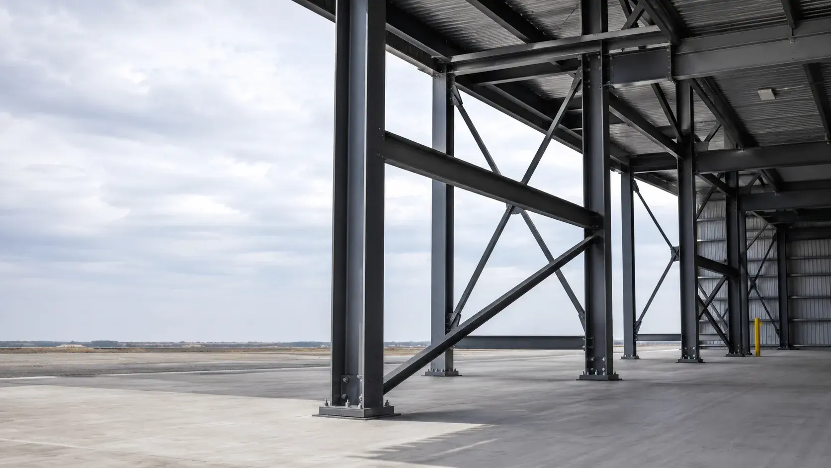 Steel Support Frames in Aurora, Ontario, fabricated and installed by The Grate Guys