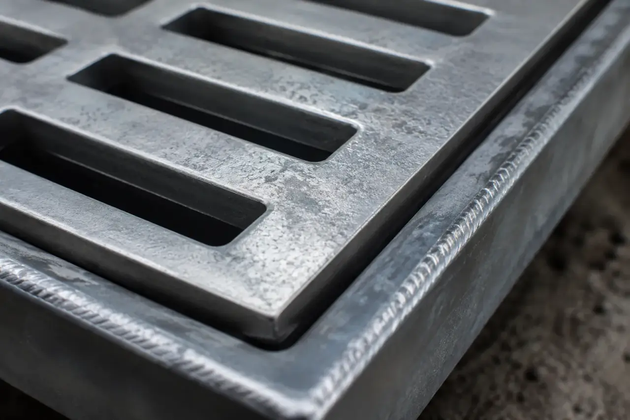 Storm Drain Covers in Pickering being fabricated and installed by The Grate Guys