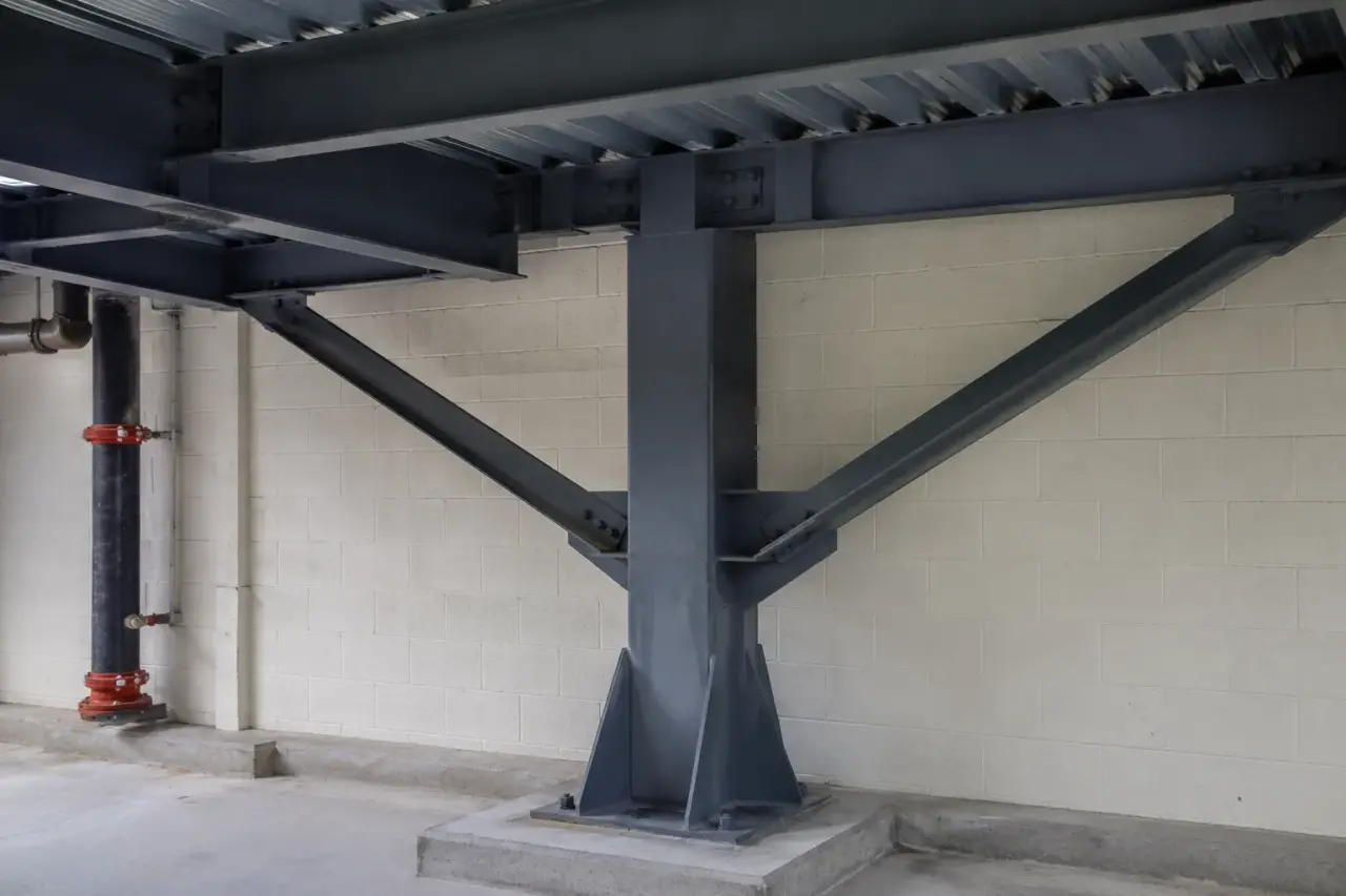 Completed Structural Steel Supports installation in Markham by The Grate Guys