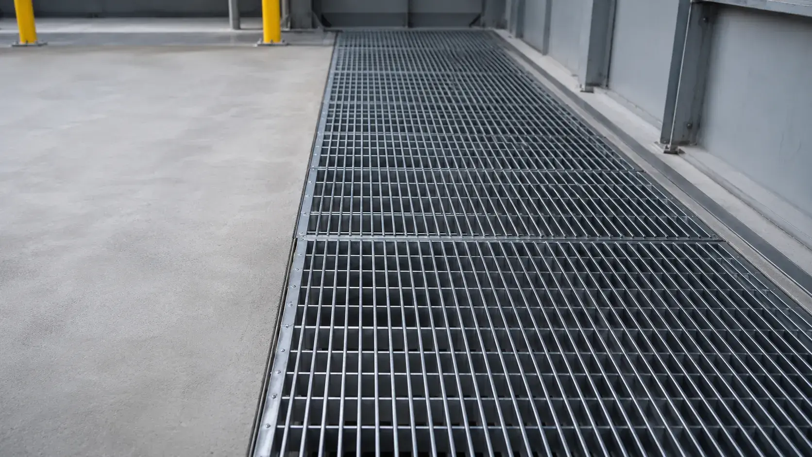 Swage Locked Grating in Markham, Ontario, fabricated and installed by The Grate Guys