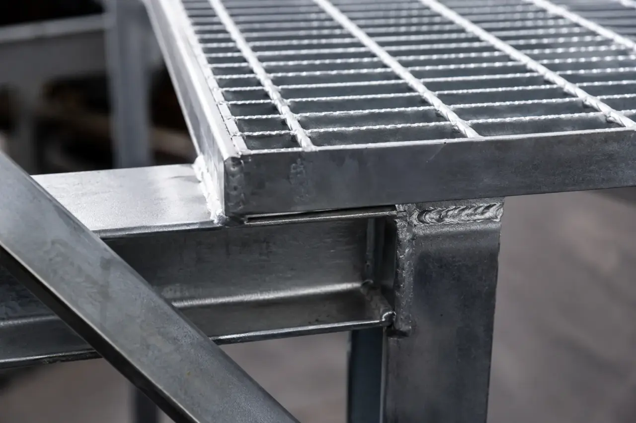 Tank Access Platforms in Georgetown being fabricated and installed by The Grate Guys